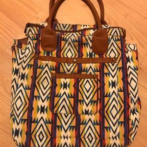 Multicolor Boho Tote